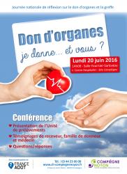 Le don d'organes, venez en parler le 20 juin !