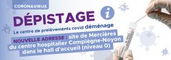 Le centre de prélèvements Covid St-Joseph déménage !